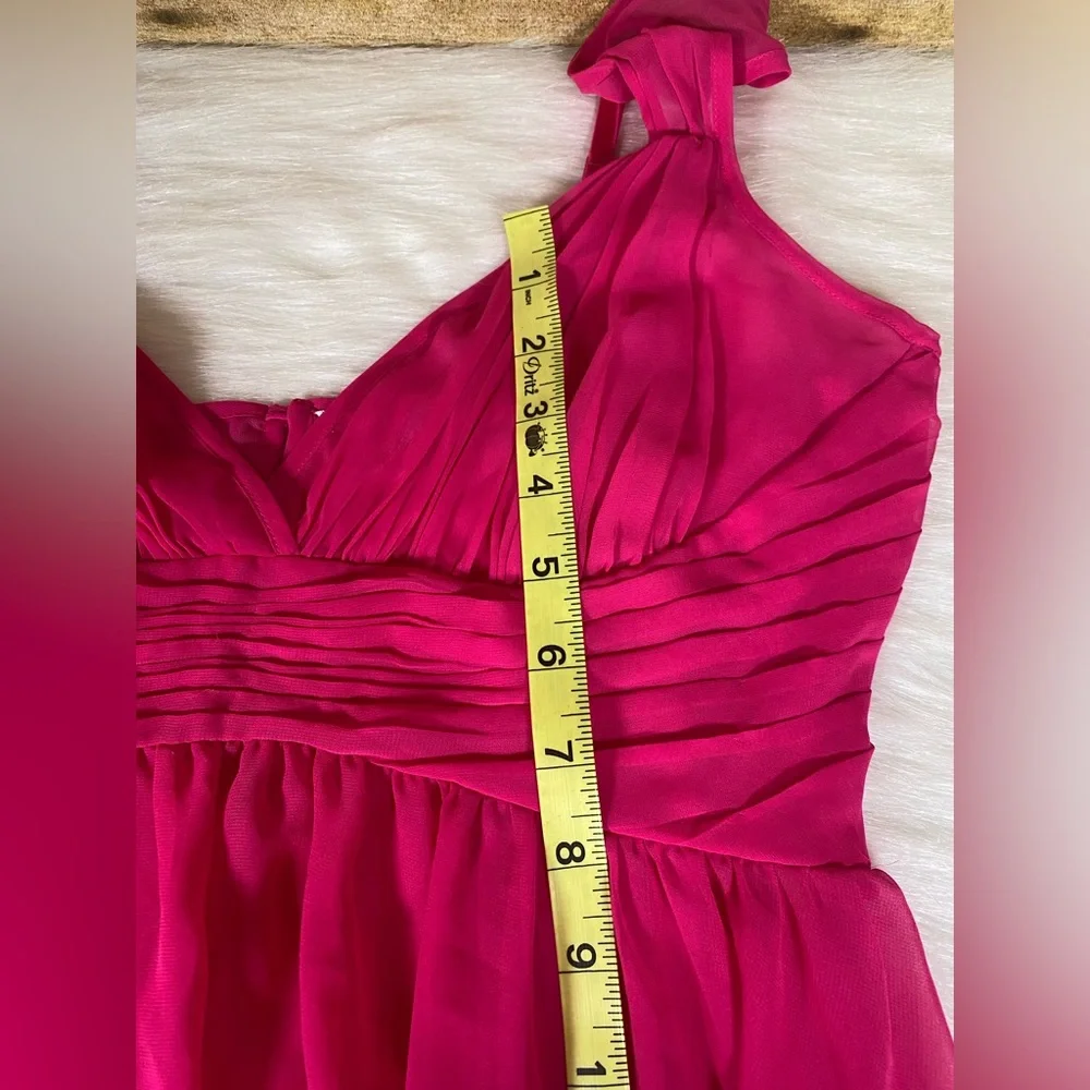 Victoria’s Secret Babydoll Chemise Hot Pink sz M Lingerie Sheer Sexy VS